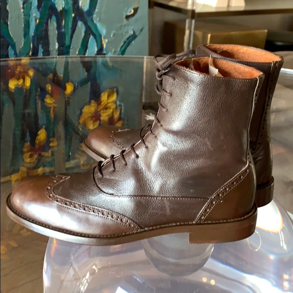 David & Joan Oxford Boots Hand Made in Italy sz 8 - Picture 5 of 8